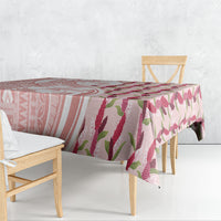 Samoa Teuila Tablecloth Pink Samoan Siapo Motifs