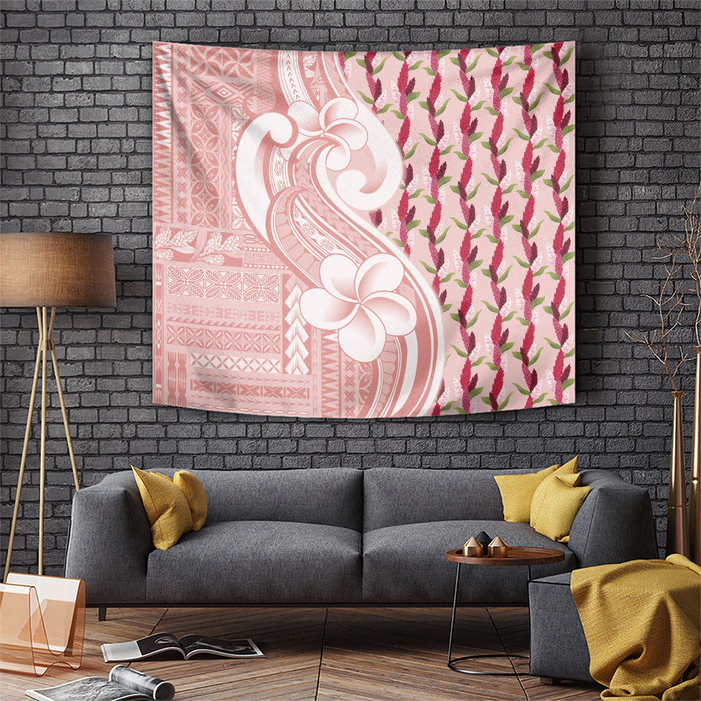 Samoa Teuila Tapestry Pink Samoan Siapo Motifs LT05 Pink - Polynesian Pride