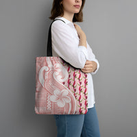 Samoa Teuila Tote Bag Pink Samoan Siapo Motifs