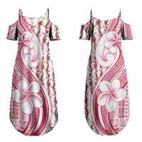 Samoa Teuila Couples Matching Summer Maxi Dress and Long Sleeve Button Shirt White Samoan Siapo Motifs LT05 - Polynesian Pride