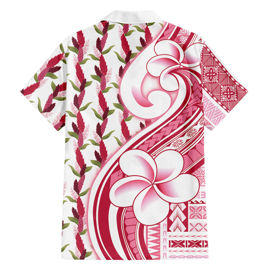 Samoa Teuila Family Matching Long Sleeve Bodycon Dress and Hawaiian Shirt White Samoan Siapo Motifs