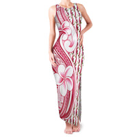 Samoa Teuila Family Matching Tank Maxi Dress and Hawaiian Shirt White Samoan Siapo Motifs