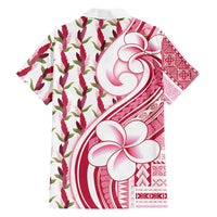 Samoa Teuila Hawaiian Shirt White Samoan Siapo Motifs