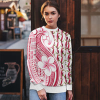 Samoa Teuila Ugly Christmas Sweater White Samoan Siapo Motifs