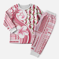 Samoa Teuila Christmas Pajama Set White Samoan Siapo Motifs LT05 Men White - Polynesian Pride