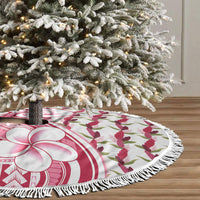 Samoa Teuila Tree Skirt White Samoan Siapo Motifs