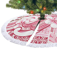 Samoa Teuila Tree Skirt White Samoan Siapo Motifs