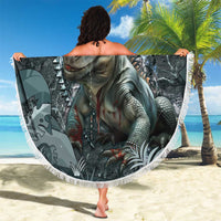 Hawaii Mo'o Lizard God Beach Blanket Polynesian Style