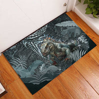 Hawaii Mo'o Lizard God Rubber Doormat Polynesian Style