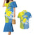 Palau Independence Day Couples Matching Mermaid Dress and Hawaiian Shirt Happy 30th Anniversary