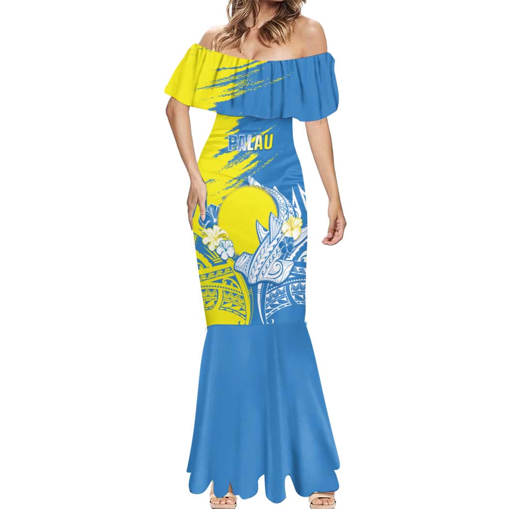 Palau Independence Day Mermaid Dress Happy 30th Anniversary LT05 - Polynesian Pride