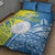 Palau Independence Day Quilt Bed Set Happy 30th Anniversary