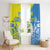 Palau Independence Day Window Curtain Happy 30th Anniversary