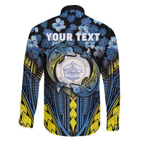 Personalised Palau Family Matching Summer Maxi Dress and Hawaiian Shirt Polynesian Dolphin Tropical Hibiscus Style