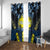 Palau Window Curtain Polynesian Dolphin Tropical Hibiscus Style