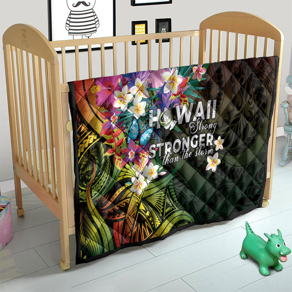 Hawaii Strong Quilt Polynesian Tribal Tropical Flowers LT05 - Polynesian Pride
