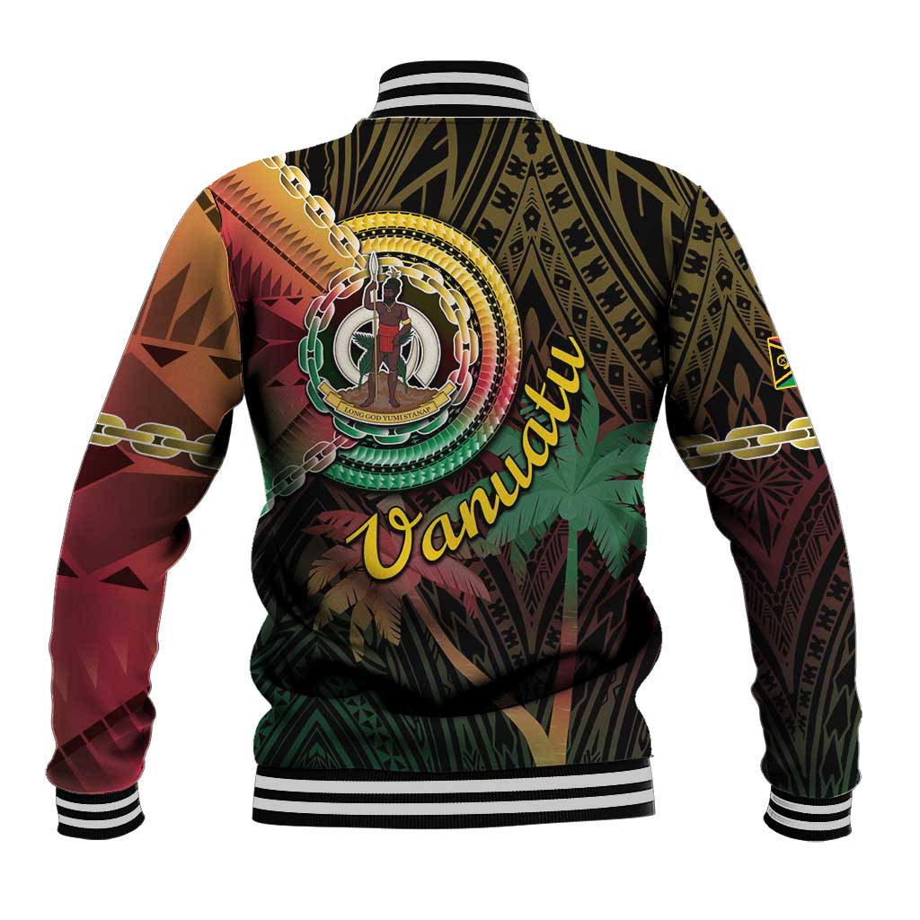 Vanuatu Espiritu Santo Island Baseball Jacket Beach Landscape LT05 - Polynesian Pride