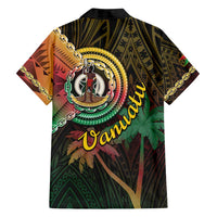 Vanuatu Espiritu Santo Island Family Matching Long Sleeve Bodycon Dress and Hawaiian Shirt Beach Landscape
