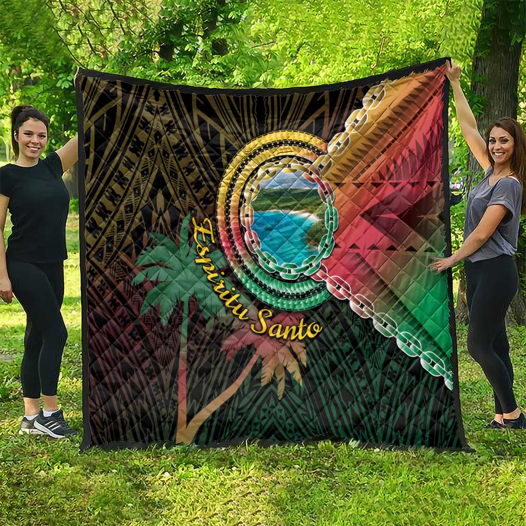 Vanuatu Espiritu Santo Island Quilt Beach Landscape LT05 - Polynesian Pride