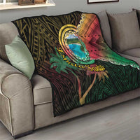 Vanuatu Espiritu Santo Island Quilt Beach Landscape LT05 - Polynesian Pride