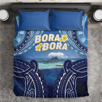 French Polynesia Bora Bora Bedding Set Beach Landscape Polynesian Style LT05 Blue - Polynesian Pride