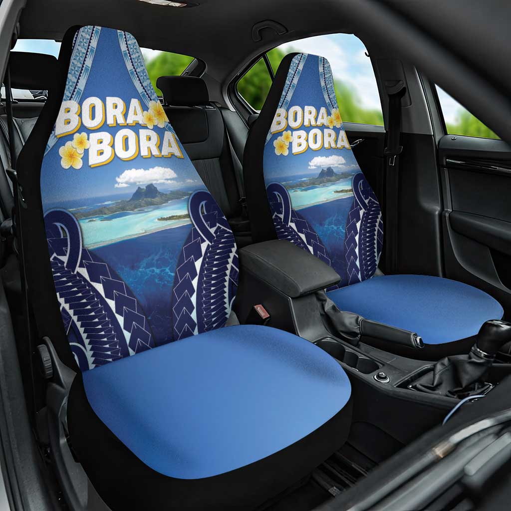 French Polynesia Bora Bora Car Seat Cover Beach Landscape Polynesian Style