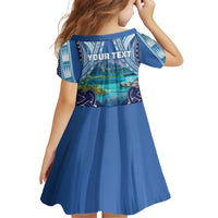 Personalised French Polynesia Bora Bora Family Matching Off Shoulder Short Dress and Hawaiian Shirt Beach Landscape Polynesian Style LT05 - Polynesian Pride