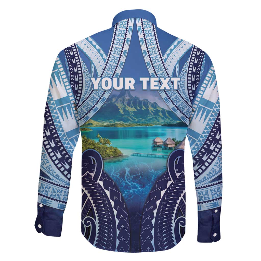 Personalised French Polynesia Bora Bora Family Matching Summer Maxi Dress and Hawaiian Shirt Beach Landscape Polynesian Style LT05 - Polynesian Pride