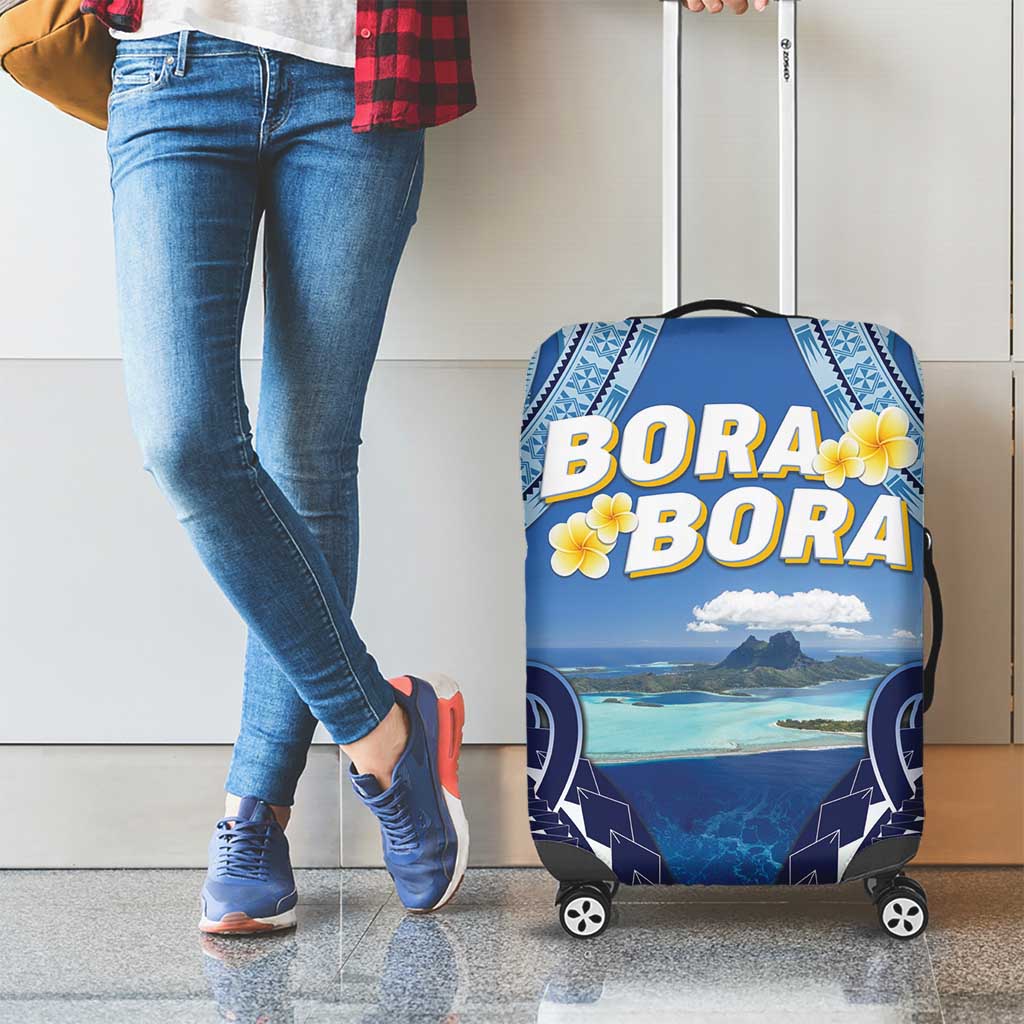 French Polynesia Bora Bora Luggage Cover Beach Landscape Polynesian Style LT05 - Polynesian Pride