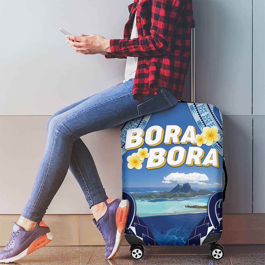 French Polynesia Bora Bora Luggage Cover Beach Landscape Polynesian Style LT05 - Polynesian Pride
