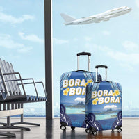 French Polynesia Bora Bora Luggage Cover Beach Landscape Polynesian Style LT05 - Polynesian Pride