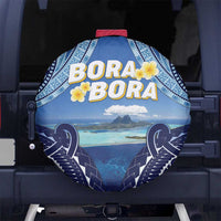 French Polynesia Bora Bora Spare Tire Cover Beach Landscape Polynesian Style LT05 - Polynesian Pride