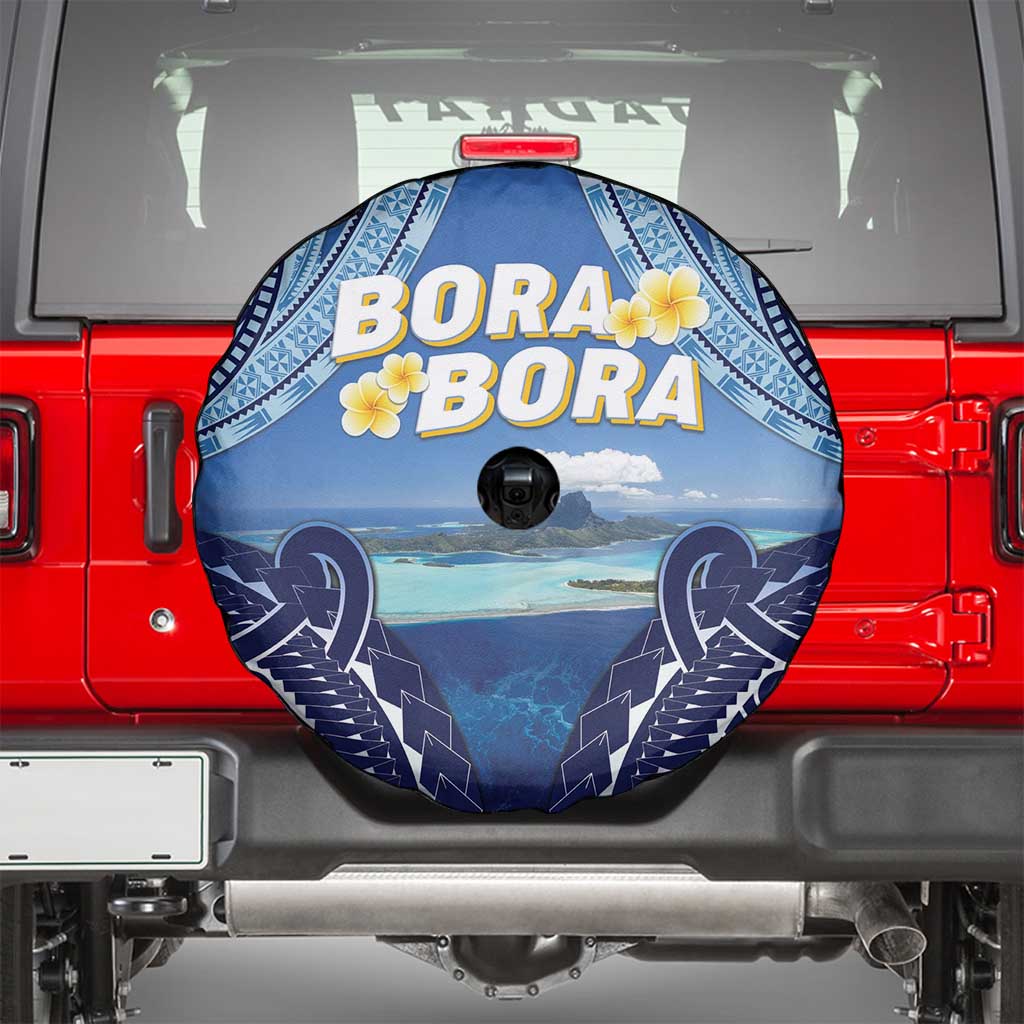 French Polynesia Bora Bora Spare Tire Cover Beach Landscape Polynesian Style LT05 - Polynesian Pride