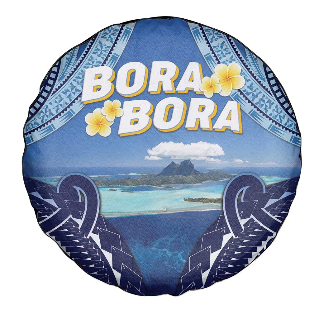 French Polynesia Bora Bora Spare Tire Cover Beach Landscape Polynesian Style LT05 - Polynesian Pride
