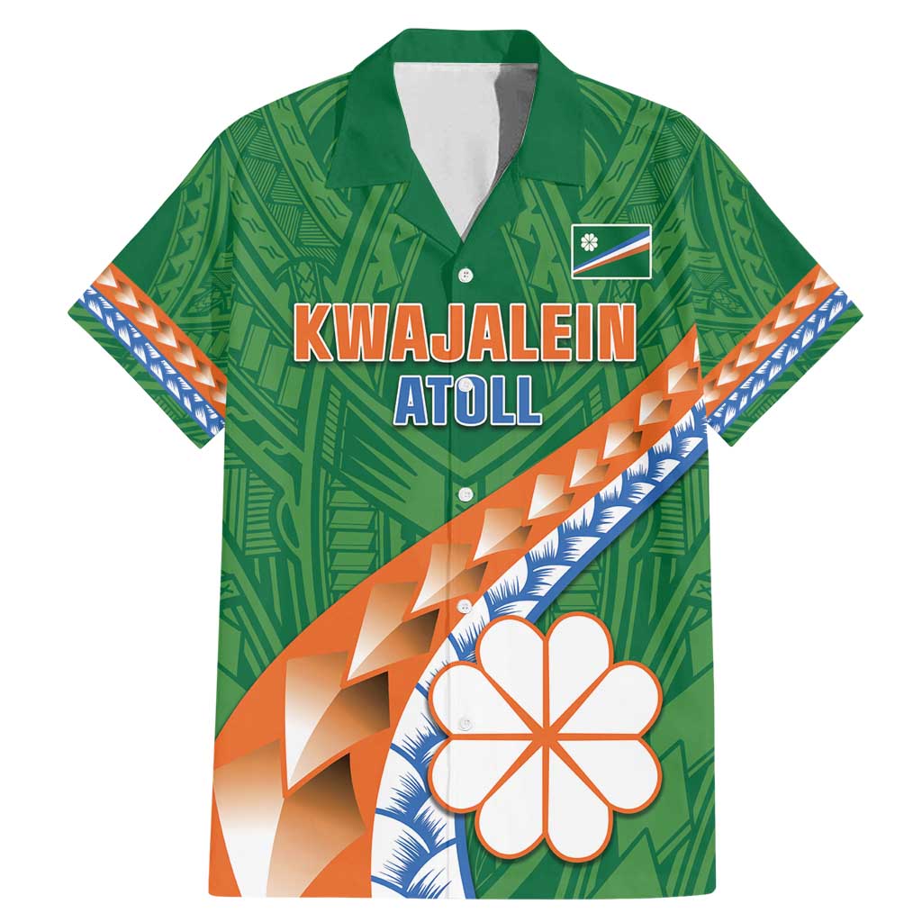 Personalised Marshall Islands Kwajalein Atoll Family Matching Mermaid Dress and Hawaiian Shirt Polynesian Tribal Tattoo