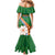 Personalised Marshall Islands Kwajalein Atoll Family Matching Mermaid Dress and Hawaiian Shirt Polynesian Tribal Tattoo