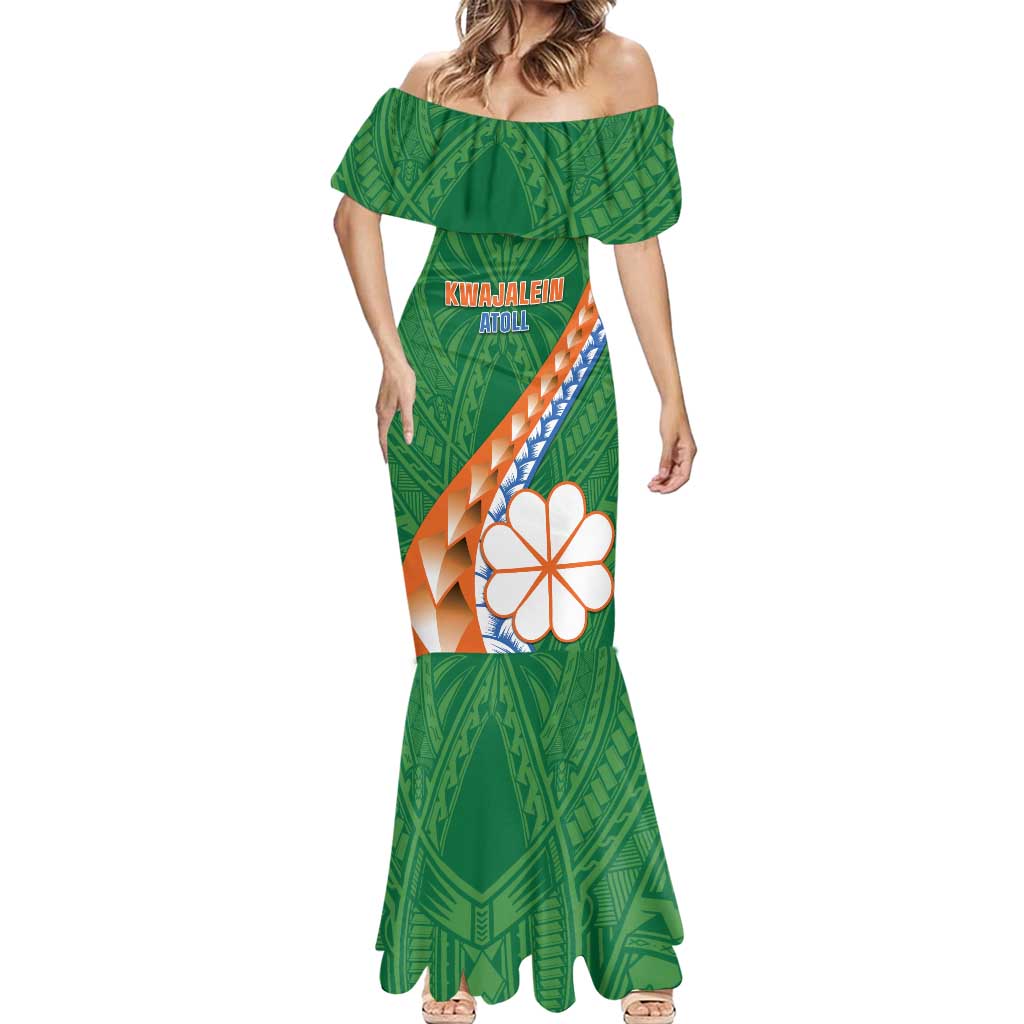 Personalised Marshall Islands Kwajalein Atoll Mermaid Dress Polynesian Tribal Tattoo LT05 - Polynesian Pride