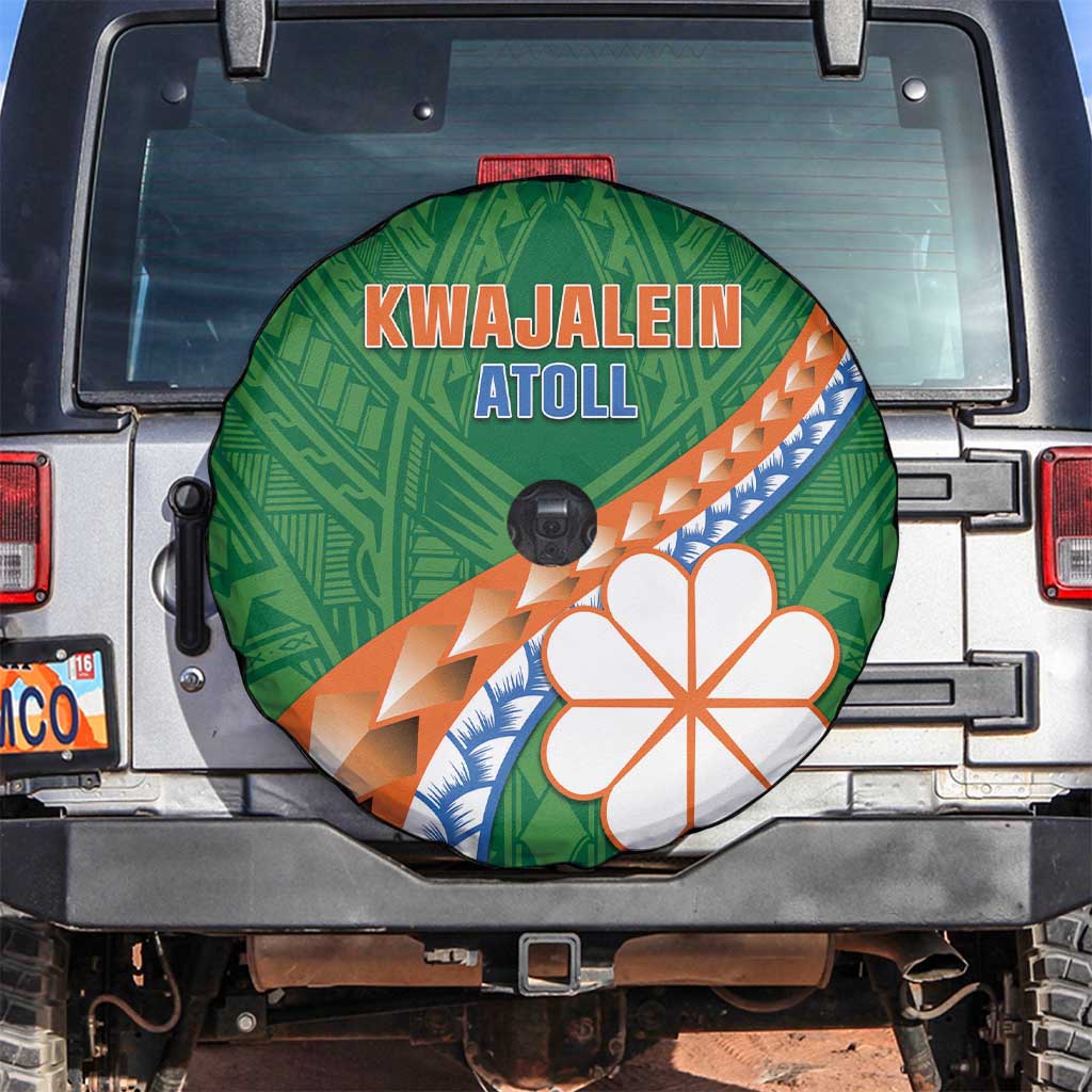 Marshall Islands Kwajalein Atoll Spare Tire Cover Polynesian Tribal Tattoo