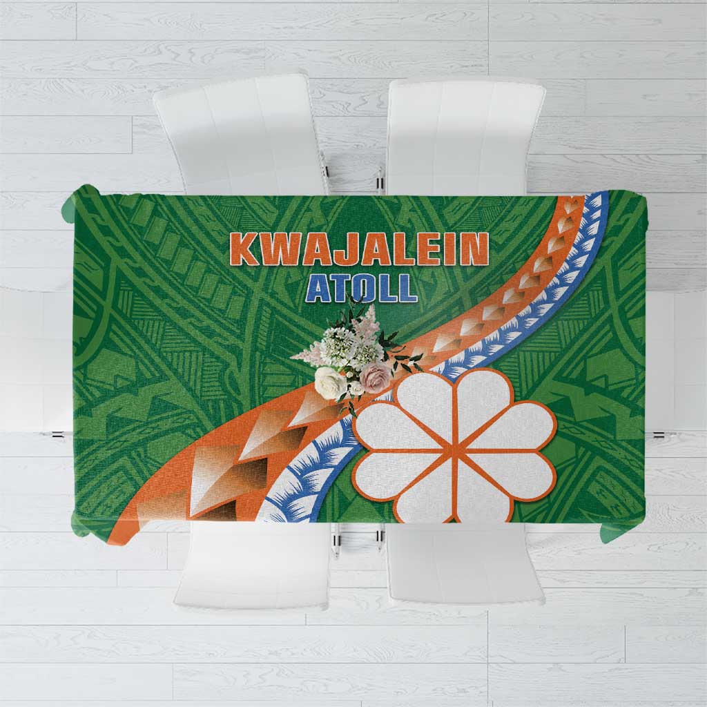 Marshall Islands Kwajalein Atoll Tablecloth Polynesian Tribal Tattoo