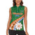 Personalised Marshall Islands Kwajalein Atoll Women Sleeveless Polo Shirt Polynesian Tribal Tattoo