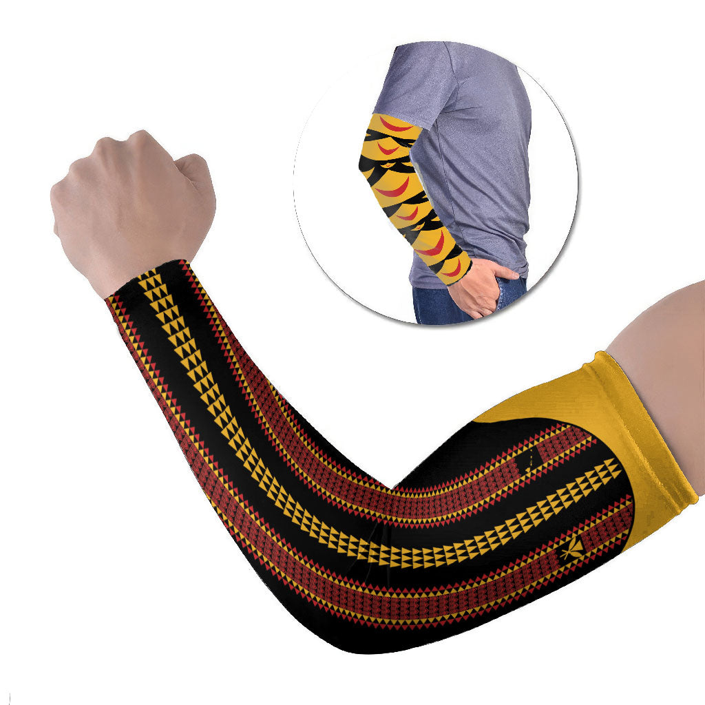 Hawaii Ahu Ula Inspired Arm Sleeves Black Version