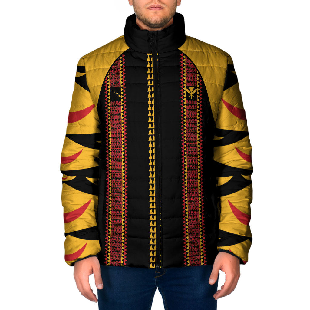 Hawaii Ahu Ula Inspired Padded Jacket Black Version