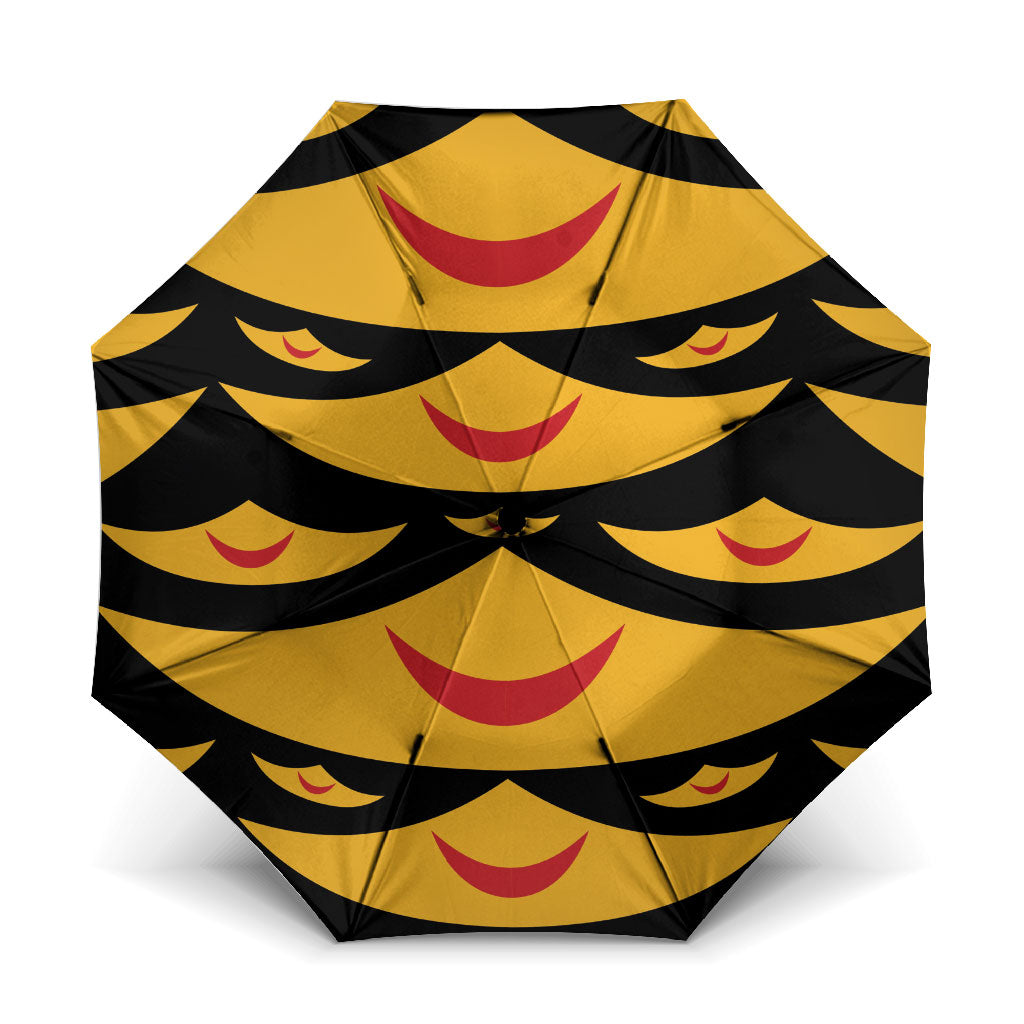 Hawaii Ahu Ula Inspired Umbrella Black Version