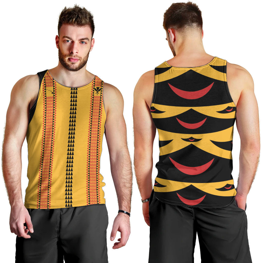 Hawaii Ahu Ula Inspired Men Tank Top Yellow Version LT05 - Polynesian Pride
