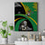 New Zealand And South Africa Rugby Canvas Wall Art 2023 Springboks Combine All Black Silver Fern LT05 Green - Polynesian Pride