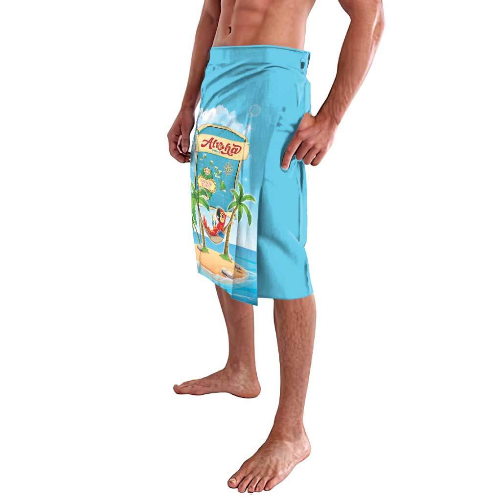 Aloha Hawaii Lavalava Funny Macaw Parrot Tropical Vibe