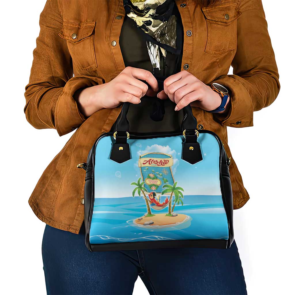 Aloha Hawaii Shoulder Handbag Funny Macaw Parrot Tropical Vibe