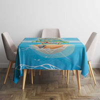Aloha Hawaii Tablecloth Funny Macaw Parrot Tropical Vibe
