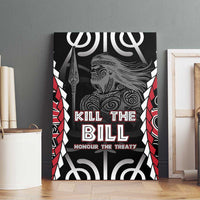 Aotearoa Waitangi Day Canvas Wall Art Maori Warrior Tribal Tattoo