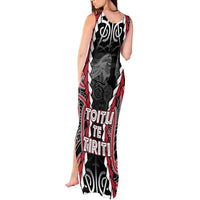 Aotearoa Waitangi Day Tank Maxi Dress Maori Warrior Tribal Tattoo